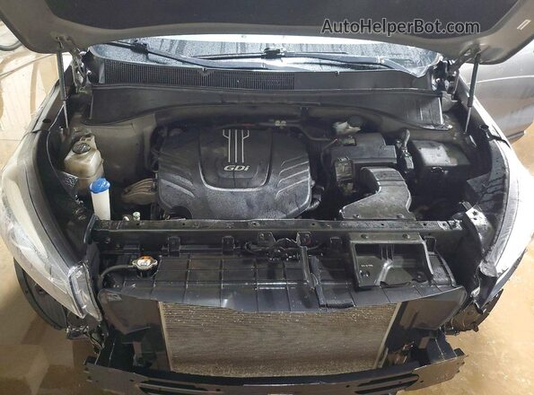 5XYPHDA54GG021527 2016 KIA SORENTO Gray Вид задньої частини салону