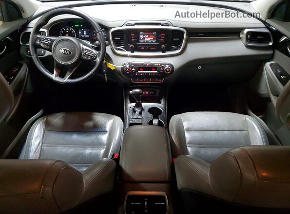 5XYPHDA54GG021527 2016 KIA SORENTO Gray Вид панелі приладів