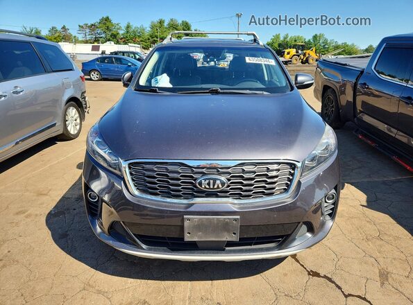 5XYPHDA54KG448988 2019 KIA SORENTO Charcoal Front view