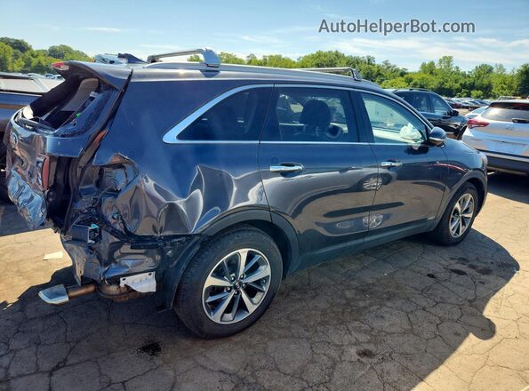 5XYPHDA54KG448988 2019 KIA SORENTO Charcoal Rear right