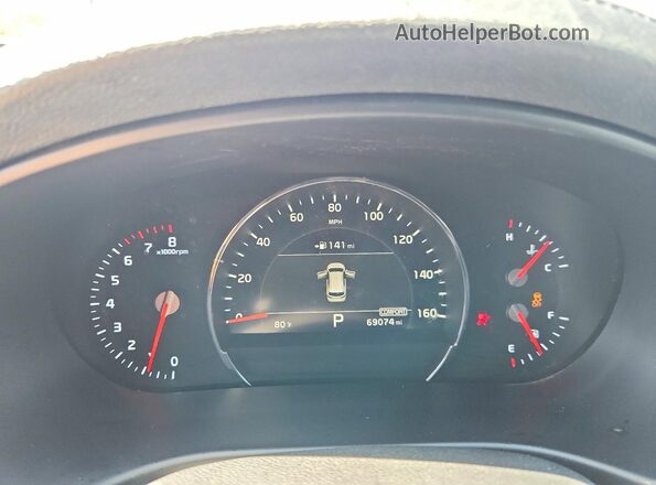 5XYPHDA54LG646018 2020 KIA SORENTO Gray Widok zestawu wskaźników