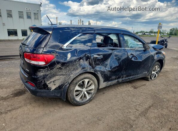 5XYPHDA55GG009841 2016 KIA SORENTO Black Tył prawy