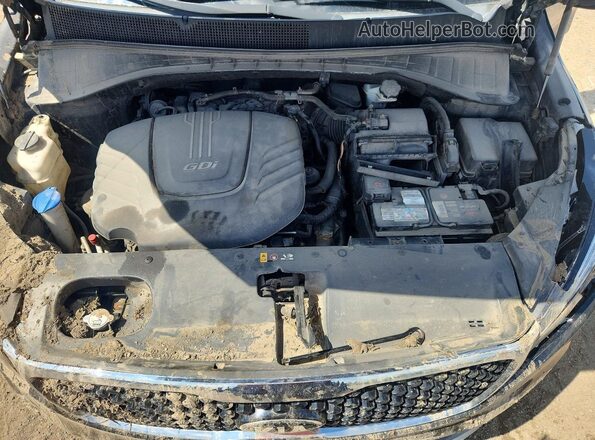 5XYPHDA55GG009841 2016 KIA SORENTO Black Widok wnętrza z tyłu