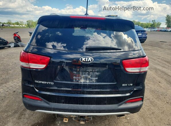5XYPHDA55GG009841 2016 KIA SORENTO Black Widok z tyłu