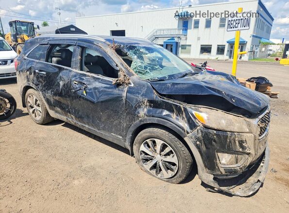 5XYPHDA55GG009841 2016 KIA SORENTO Black Przód prawy