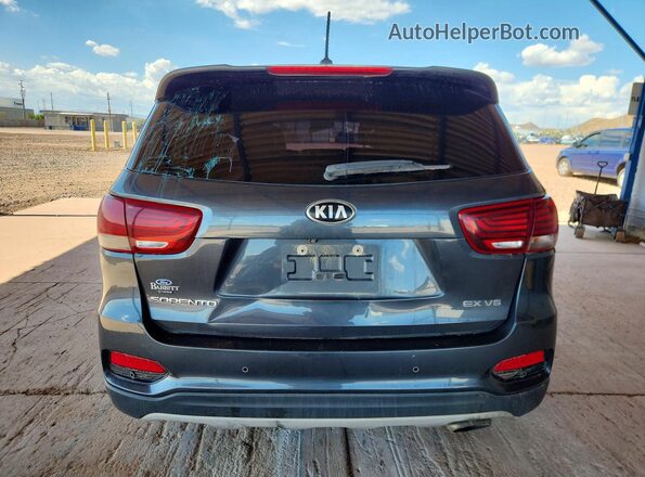 5XYPHDA55LG669467 2020 KIA SORENTO Серый Вид сзади