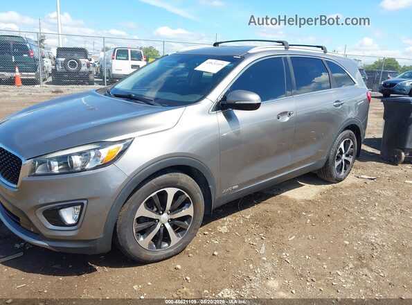5XYPHDA56GG114727 2016 KIA SORENTO Gray Front left
