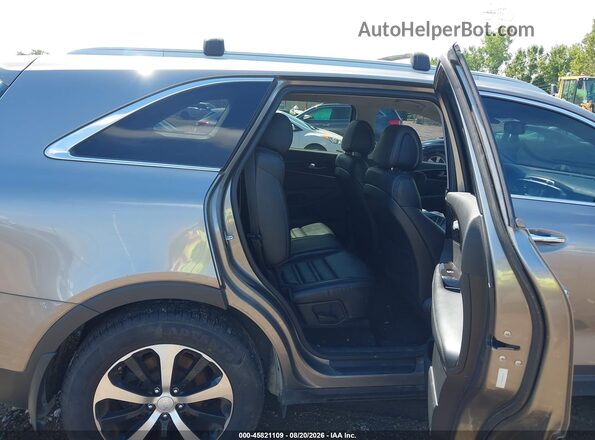 5XYPHDA56GG114727 2016 KIA SORENTO Gray VIN sticker view