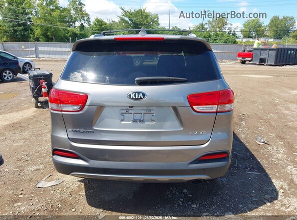 5XYPHDA56GG114727 2016 KIA SORENTO Gray 
