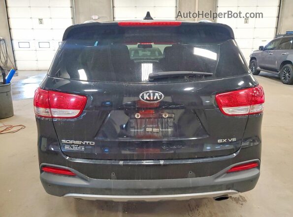 5XYPHDA56HG234688 2017 KIA SORENTO Black Вид ззаду