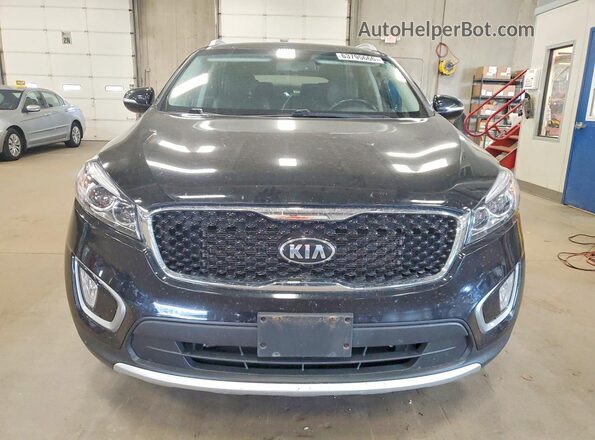 5XYPHDA56HG234688 2017 KIA SORENTO Black Вид спереду