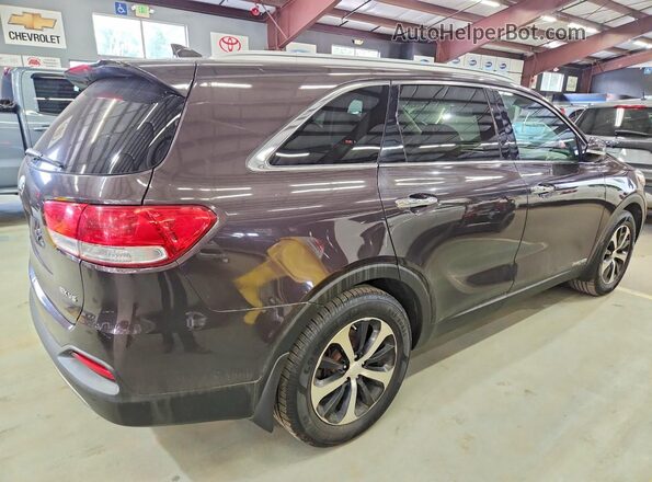 5XYPHDA56JG362578 2018 KIA SORENTO Brown Tył prawy