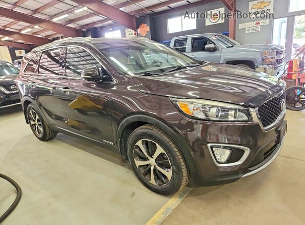 5XYPHDA56JG362578 2018 KIA SORENTO Brown Przód prawy