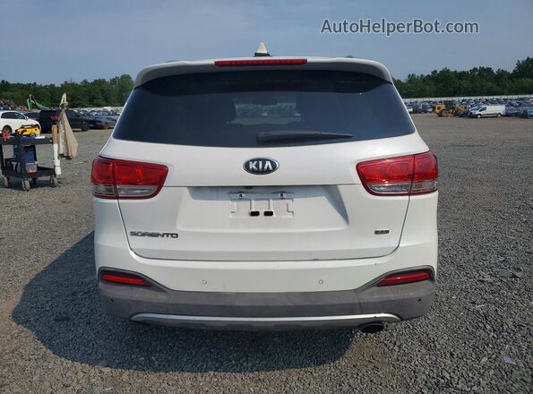 5XYPHDA57GG016905 2016 KIA SORENTO White Հետևի տեսք