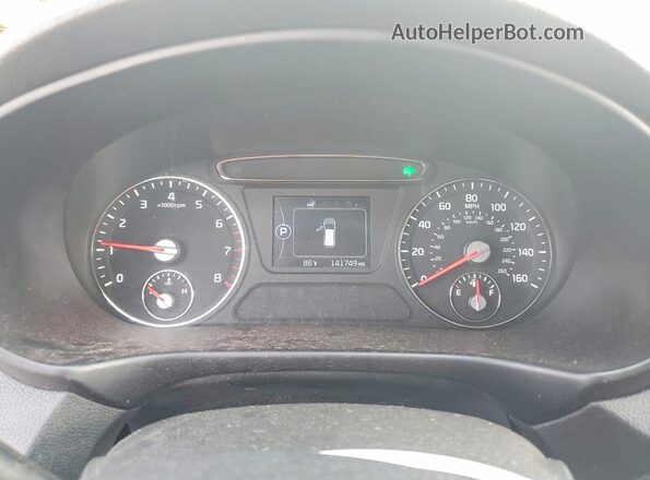 5XYPHDA57GG016905 2016 KIA SORENTO White Սարքավորումների վահանակի տեսք