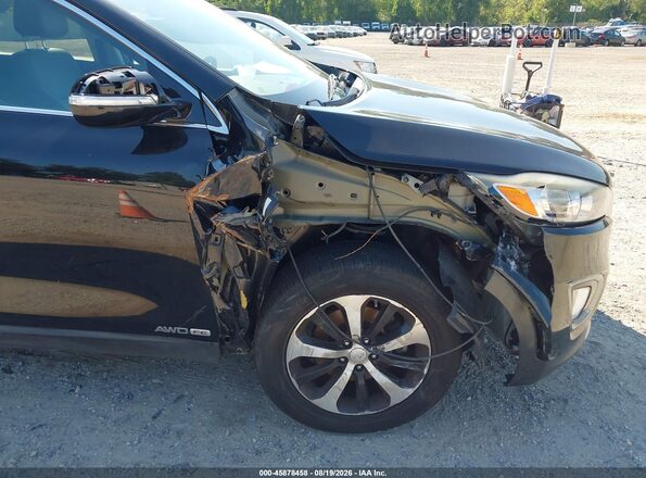 5XYPHDA57GG114316 2016 KIA SORENTO Черный Вид спереди
