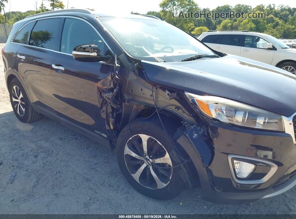 5XYPHDA57GG114316 2016 KIA SORENTO Черный 