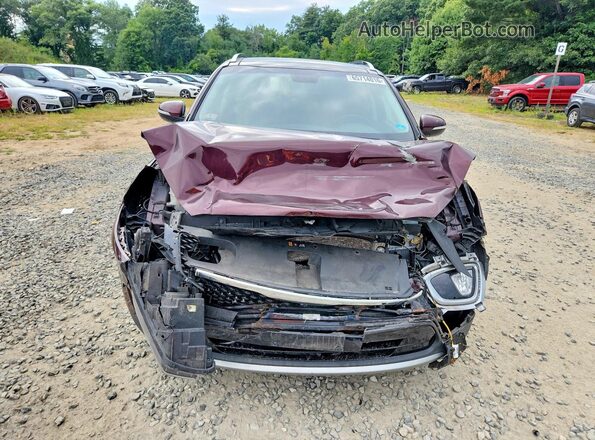5XYPHDA57GG181093 2016 KIA SORENTO Maroon Вид спереду