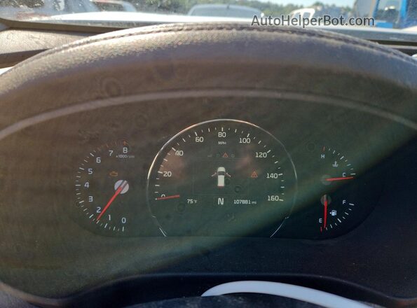 5XYPHDA58GG101896 2016 KIA SORENTO White Սարքավորումների վահանակի տեսք