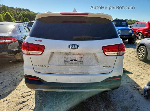 5XYPHDA58GG101896 2016 KIA SORENTO White Հետևի տեսք