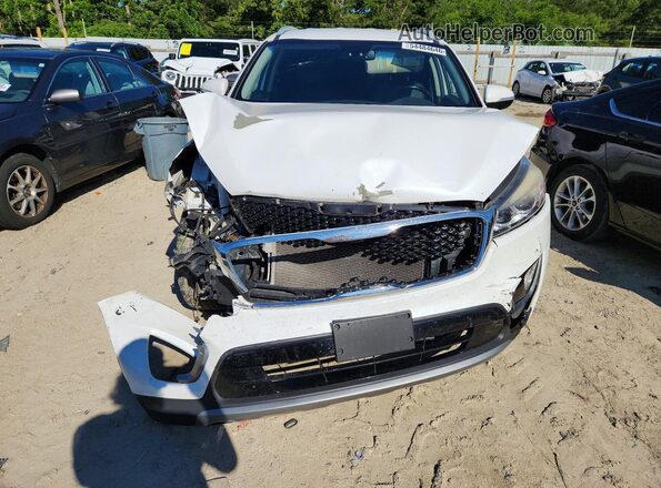 5XYPHDA58GG101896 2016 KIA SORENTO White Դիմացի տեսք