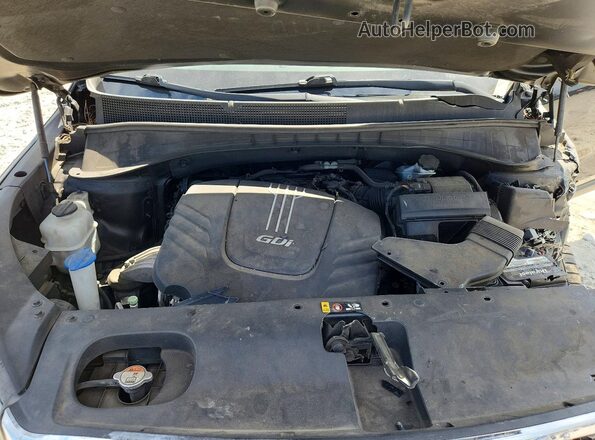 5XYPHDA58GG166974 2016 KIA SORENTO Black Vista interior trasera