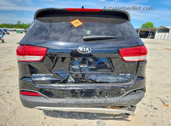 5XYPHDA58GG166974 2016 KIA SORENTO Black Vista trasera