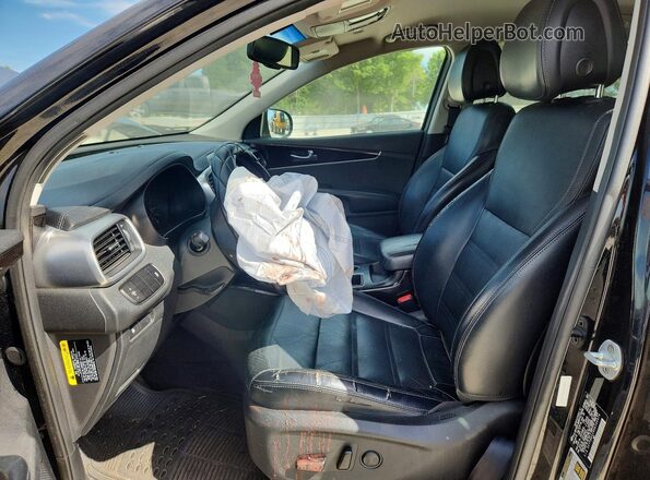 5XYPHDA58GG166974 2016 KIA SORENTO Black Vista interior delantera