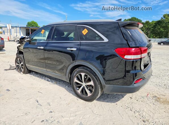 5XYPHDA58GG166974 2016 KIA SORENTO Black Trasero izquierdo