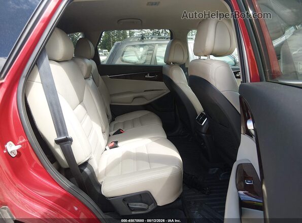 5XYPHDA58GG176243 2016 KIA SORENTO Красный Вид наклейки с VIN-кодом