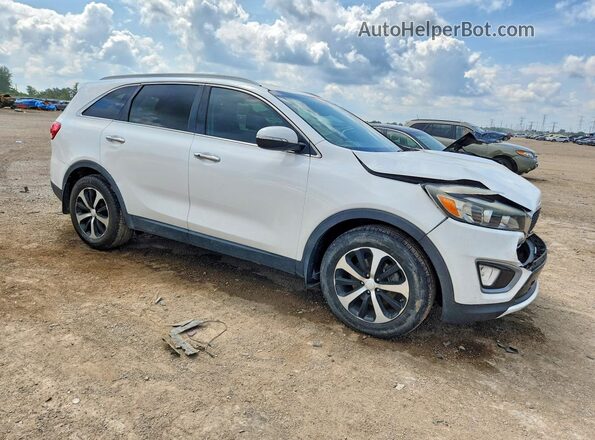 5XYPHDA58HG260225 2017 KIA SORENTO White Przód prawy