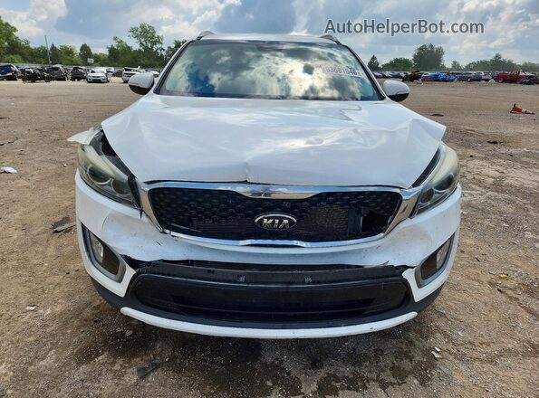 5XYPHDA58HG260225 2017 KIA SORENTO White Widok z przodu