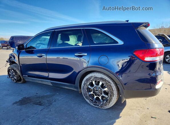 5XYPHDA58HG303462 2017 KIA SORENTO Синий Задняя левая четверть