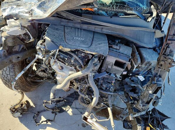 5XYPHDA58HG303462 2017 KIA SORENTO Синий Вид подкапотного пространства