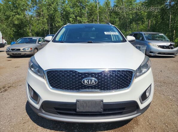 5XYPHDA58JG391788 2018 KIA SORENTO White Front view
