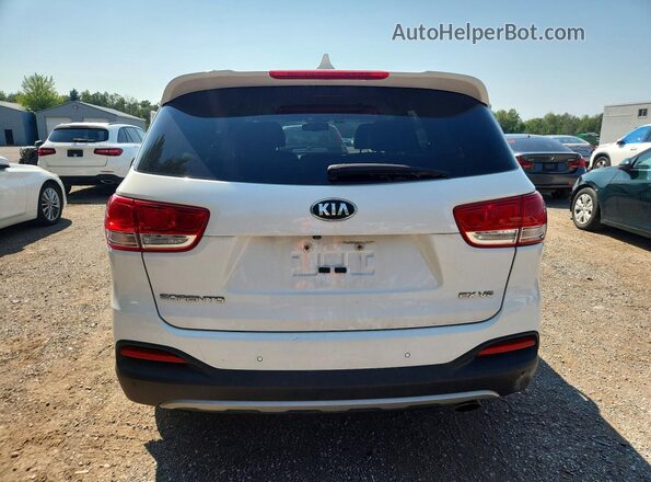 5XYPHDA58JG391788 2018 KIA SORENTO White Rear view