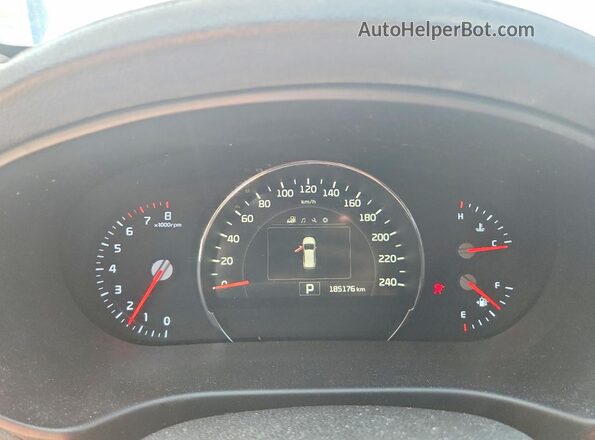 5XYPHDA58JG391788 2018 KIA SORENTO White Instrument cluster view