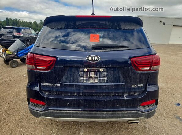 5XYPHDA58LG633286 2020 KIA SORENTO Синий Вид сзади
