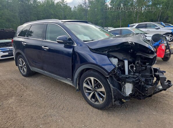 5XYPHDA58LG633286 2020 KIA SORENTO Синий Передняя правая четверть