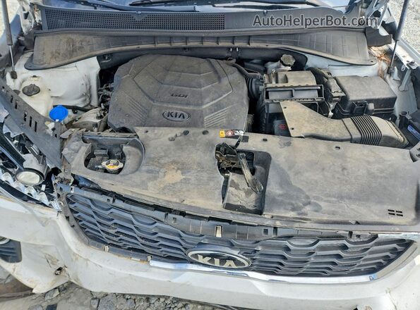 5XYPHDA58LG705359 2020 KIA SORENTO White Engine compartment view