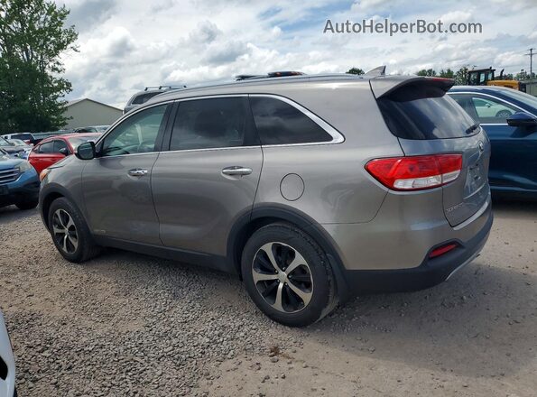 5XYPHDA59GG103639 2016 KIA SORENTO Silver Tył lewy