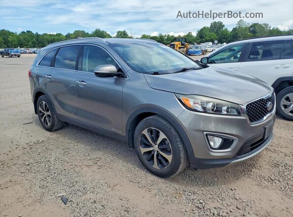 5XYPHDA59GG103639 2016 KIA SORENTO Silver Przód prawy