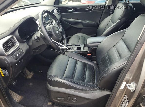 5XYPHDA59GG103639 2016 KIA SORENTO Silver Widok wnętrza z przodu