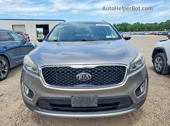 5XYPHDA59GG103639 2016 KIA SORENTO Silver Widok z przodu