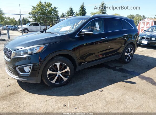 5XYPHDA59JG405861 2018 KIA SORENTO Black Front left