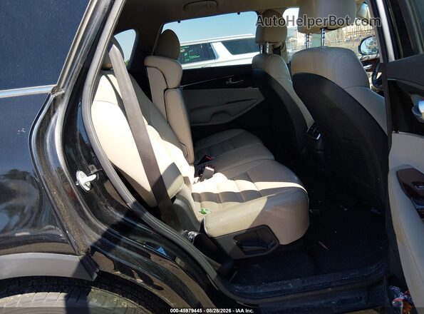 5XYPHDA59JG405861 2018 KIA SORENTO Black VIN sticker view