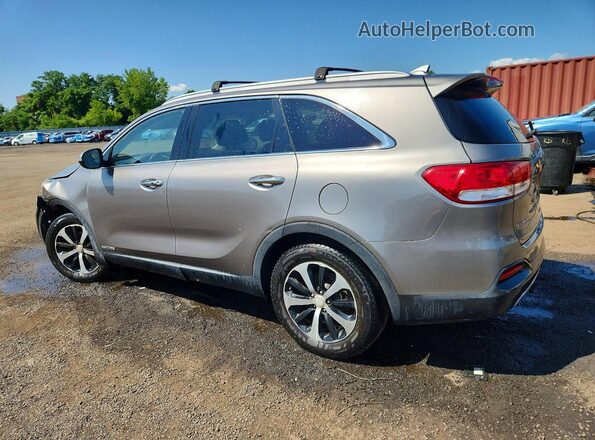 5XYPHDA59JG417976 2018 KIA SORENTO Серый Задняя левая четверть