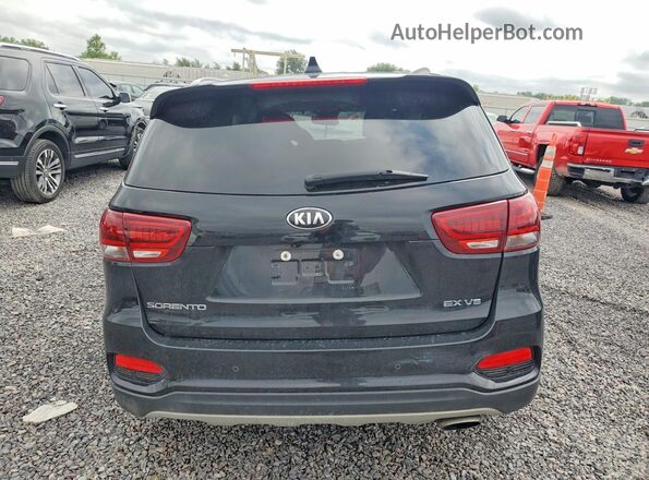 5XYPHDA59KG444094 2019 KIA SORENTO Black უკანა ხედი