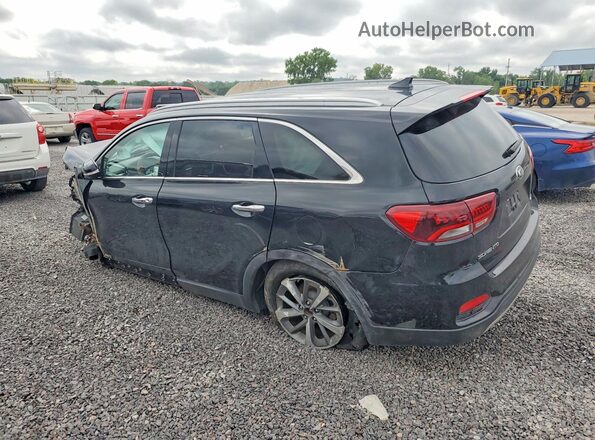 5XYPHDA59KG444094 2019 KIA SORENTO Black უკანა მარცხენა