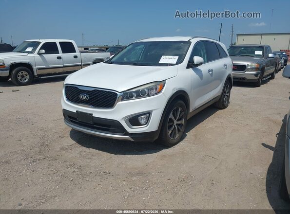 5XYPHDA5XJG365709 2018 KIA SORENTO Белый Передняя левая четверть
